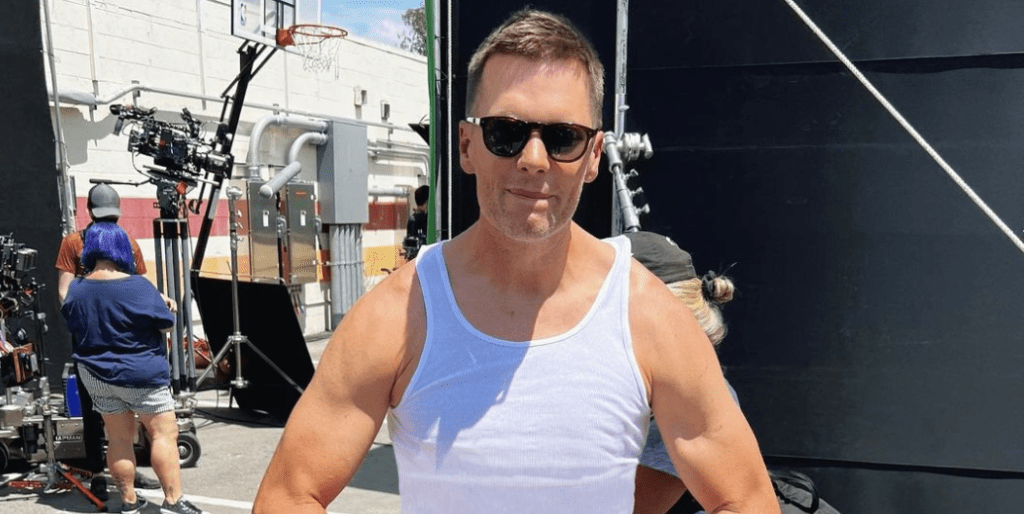 Tom Brady Showcases His Bulging Biceps in Popeye T-Shirt at the Gym