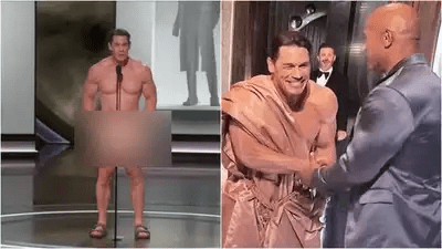 John Cena Bold Move at Oscars 2024: Presenting Award Sans Clothes