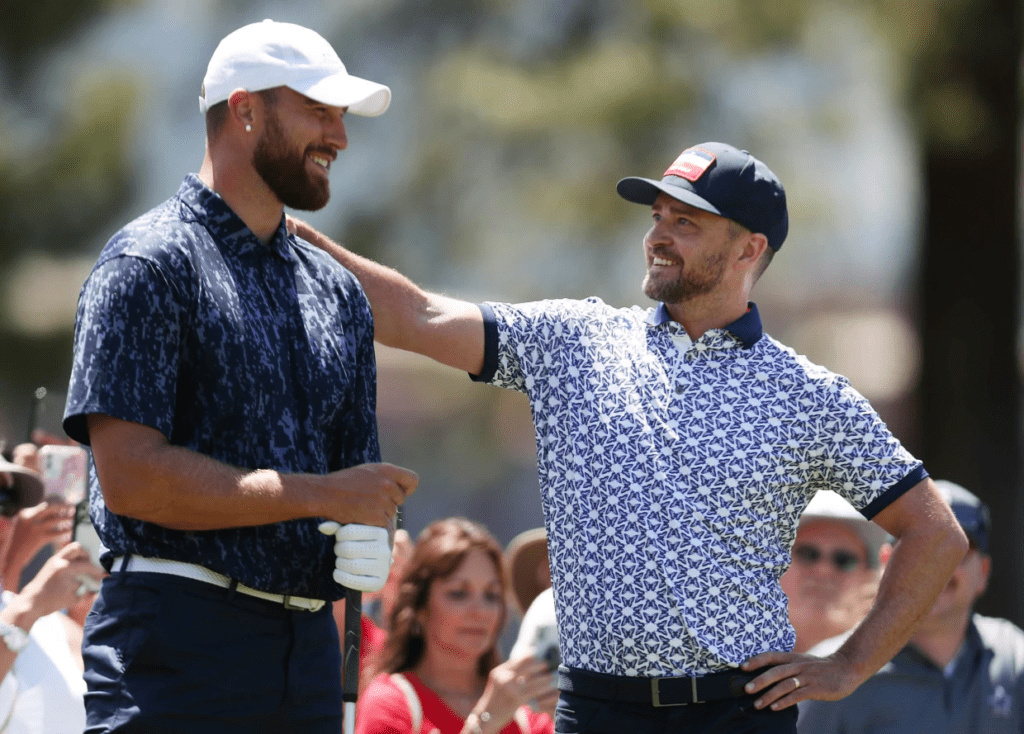 Travis Kelce Attends Justin Timberlake’s Concert Solo: Taylor Swift Missing in Action