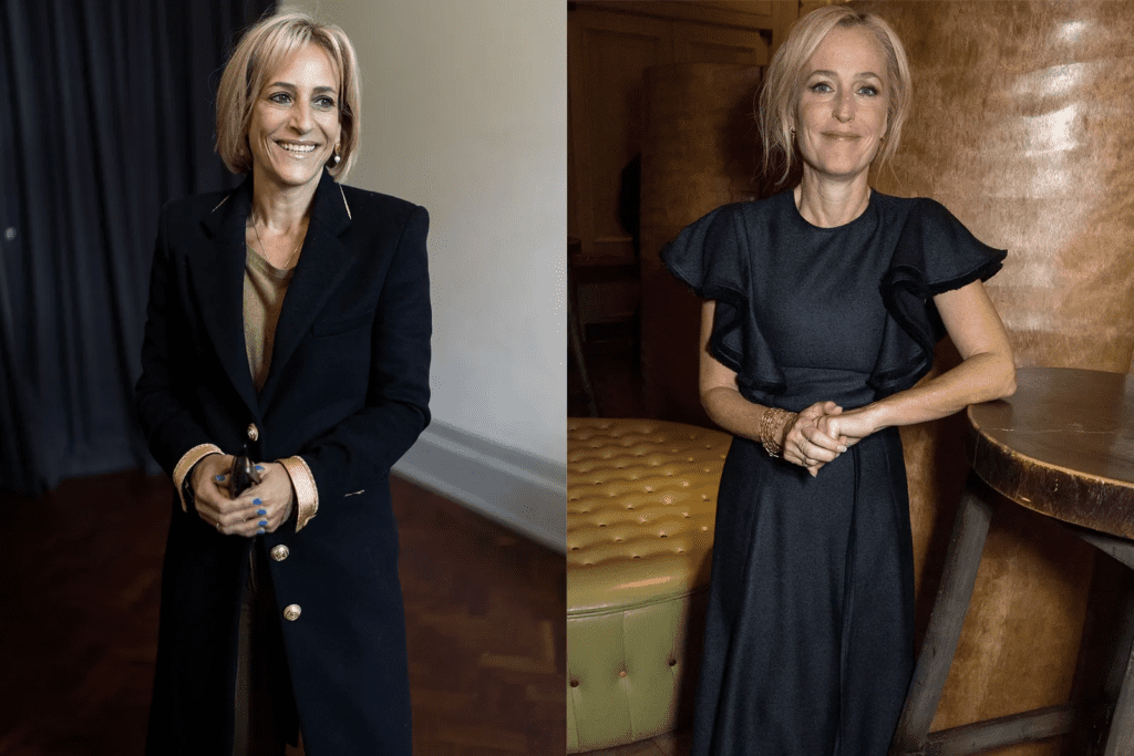 Gillian Anderson Portraying Emily Maitlis Opens Up About the Challenges of "The Outlaws"